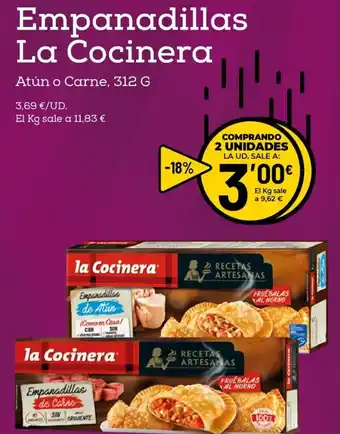 AhorraMas La Cocinera Empanadillas 312 g oferta