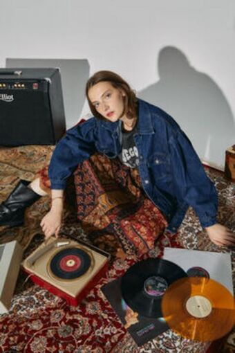 Fifty Factory Cazadora vaquera mangas globo oferta