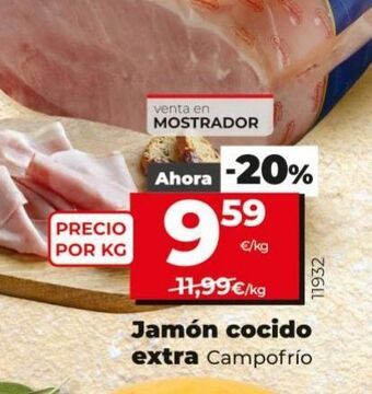 Maxi Dia Jamón cocido extra campofrío oferta
