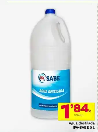 Supermercados Dani Agua destilada ifa-sabe oferta