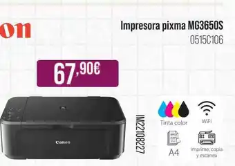 MR Micro Impresora pixma mg3650s canon oferta