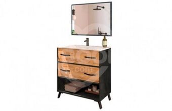 Muebles Boom Muebles baño con lavabo y espejo 421-006 envi oferta