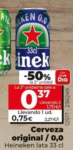 Maxi Dia Cerveza heineken oferta