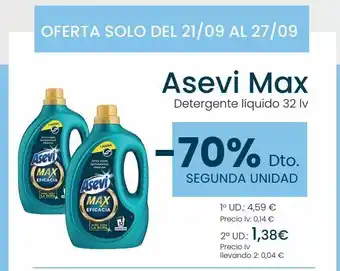 Clarel Detergente líquido asevi oferta