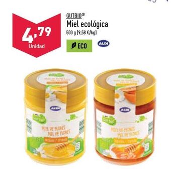 ALDI Miel ecológica oferta