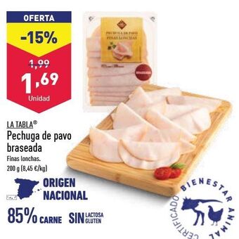 ALDI Pechuga de pavo braseada oferta