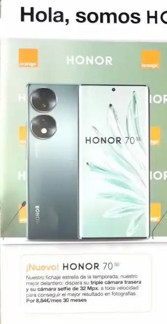 Orange Orange h h honor honor honor 70 ¡nuevo! honor 700 nuestro fichaje estrella de la temporada, nuestro mejor delantero: d oferta