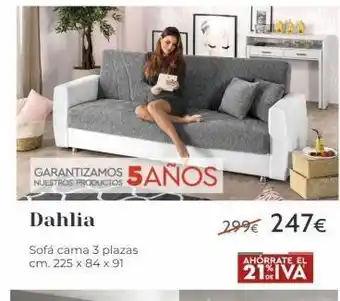 Mondo Convenienza Sofá cama dahlia oferta
