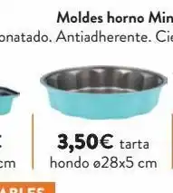 3,50€ tarta hondo €28x5 cm