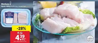 Lidl Merluza 400 g oferta