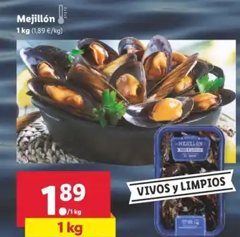 Lidl Mejillón 1 kg oferta