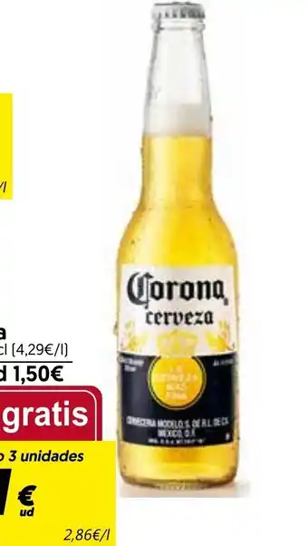 Hiper Usera Corona Cerveza 35 cl oferta