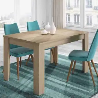 Mesa de comedor extensible roble tibro