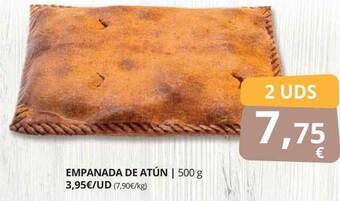 Supermercados MAS Empanada de atún oferta