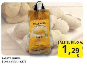 Supermercados MAS Patata nueva oferta