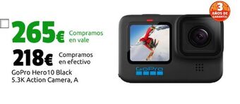 CeX Gopro hero 10 black 5.3k action camera, a oferta