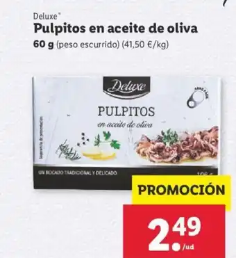 Deluxe Pulpitos en aceite de oliva 60 g