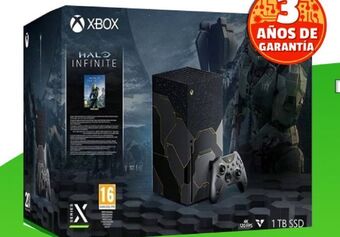 CeX 1 xbox series x, 1tb, halo infinite negro, (sin juegos), caja oferta