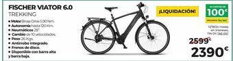 Feu Vert Bicicleta eléctrica fischer oferta
