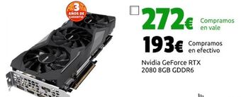 CeX Nvidia geforce rtx 2080 8gb gddr6 oferta