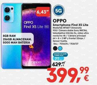 Worten Oppo smartphone find x5 lite oferta
