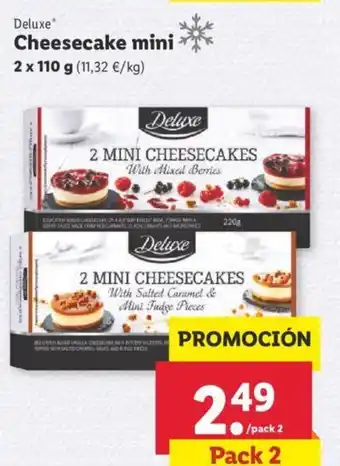 Lidl Deluxe Cheesecake mini 2 x 110 g oferta