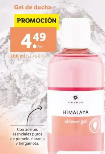 Lidl Himalaya Cel de ducha 200 ml oferta