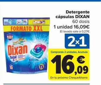 Carrefour Detergente cápsulas dixan oferta