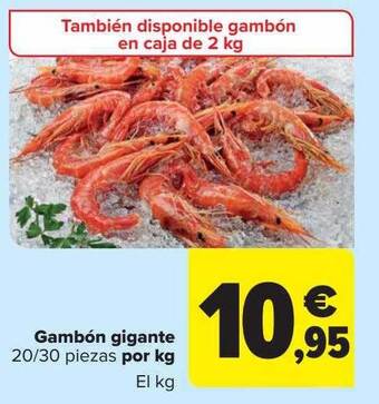 Carrefour Gambón gigante oferta