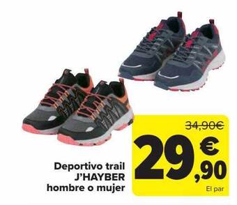 Carrefour Deportivo trail j'hayber hombre o mujer oferta