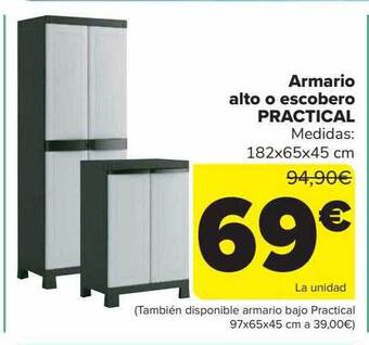 Carrefour Armario alto o escobero practical oferta