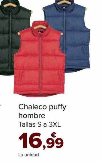 Carrefour Chaleco puffy hombre oferta