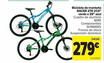 Carrefour Bicicleta de montaña racer 275 27.5 oferta