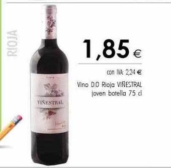 Cash Ifa Vino d.o rioja viñestral joven botella oferta