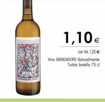 Cash Ifa Vino brincadeiro naturalmente turbio botella oferta
