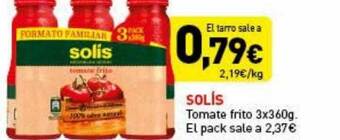 Hiperber Solis tomate frito oferta