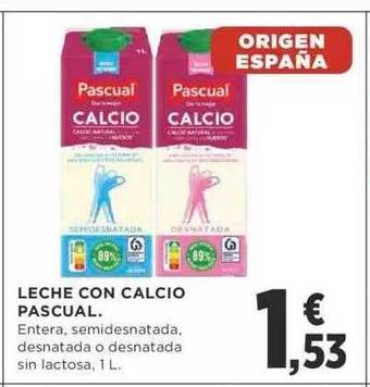 Supercor Leche con calcio pascual oferta