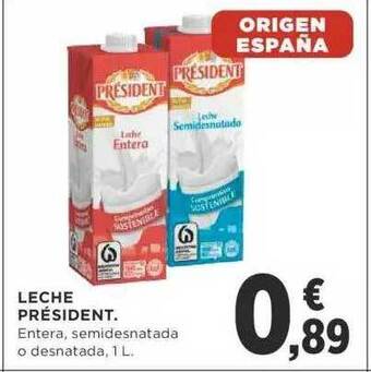 Supercor Leche président oferta