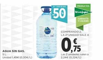 Supercor 2a unidad -50% agua sin gas oferta