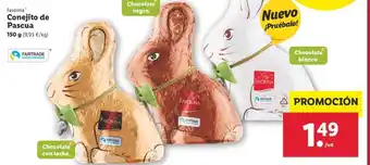 Lidl Favorina Conejito de Pascua 150 g oferta