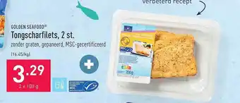 ALDI Golden seafood tongscharfilets oferta