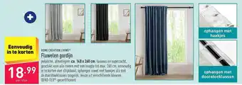 ALDI Home creation living fluwelen gordijn oferta