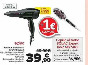 Carrefour Solac secador profesional sp7170 expert oferta