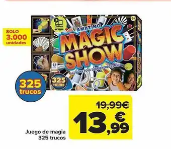 Carrefour Juego de magia 325 trucos oferta