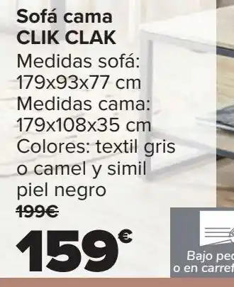 Sofá cama clik clak