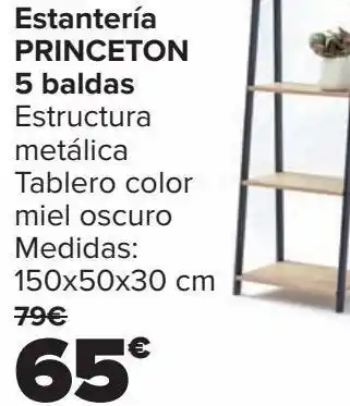 Carrefour Estantería princeton 5 baldas oferta