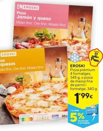 Caprabo Pizza eroski oferta