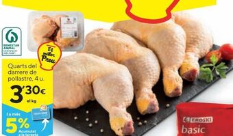 Caprabo Cuartos de pollo oferta