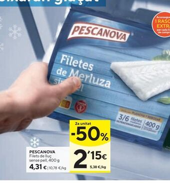 Caprabo Filetes de merluza pescanova oferta