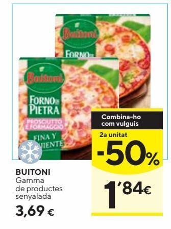 Caprabo Pizza buitoni oferta